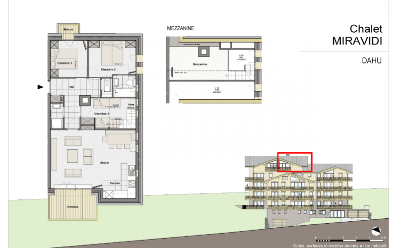 Appartement Dahu-7 personnes -    3 chambres Appartement Dahu-7 personnes -    3 chambres