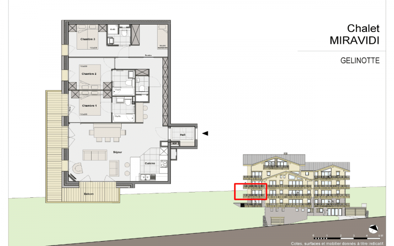 Appartement Gelinotte-8 personnes - 4 chambres Appartement Gelinotte-8 personnes - 4 chambres