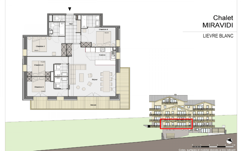 Appartement Lievre Blanc-8 personnes - 4 chambres Appartement Lievre Blanc-8 personnes - 4 chambres