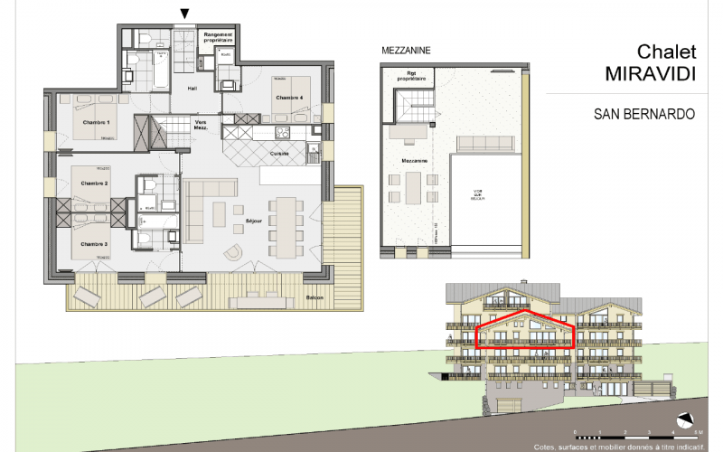 Appartement San Bernardo-8 personnes - 4 chambres + mezzanine Appartement San Bernardo-8 personnes - 4 chambres + mezzanine