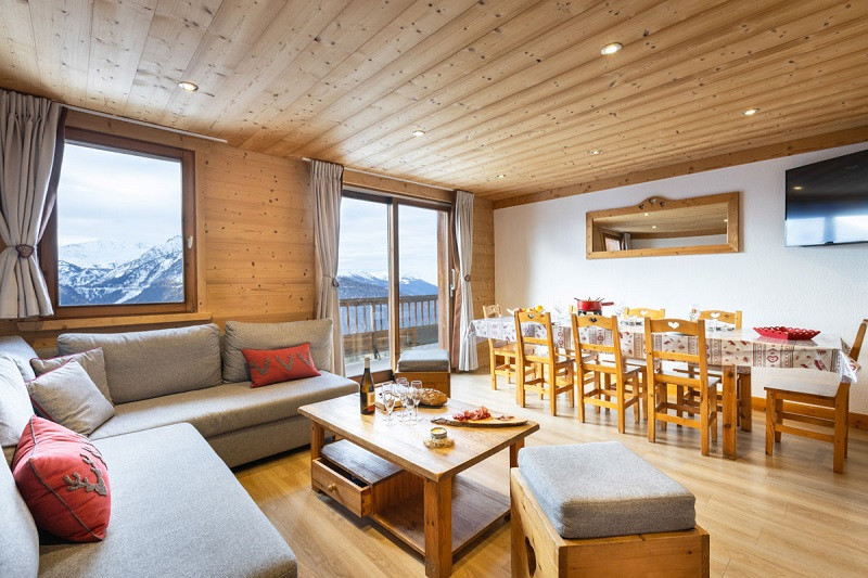 Séjour, Appartement CRYS7, Le Crystal, La Rosière, vue 3 Séjour, Appartement CRYS7, Le Crystal, La Rosière, vue 3