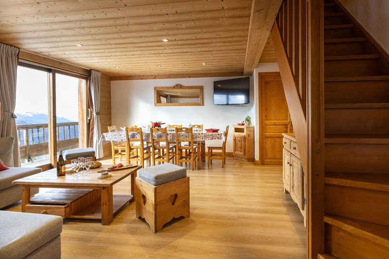 Séjour, Appartement CRYS7, Le Crystal, La Rosière, vue 4 Séjour, Appartement CRYS7, Le Crystal, La Rosière, vue 4