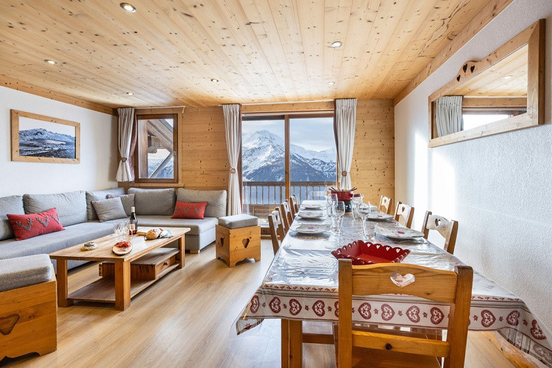 Séjour, Appartement CRYS7, Le Crystal, La Rosière, vue 2 Séjour, Appartement CRYS7, Le Crystal, La Rosière, vue 2