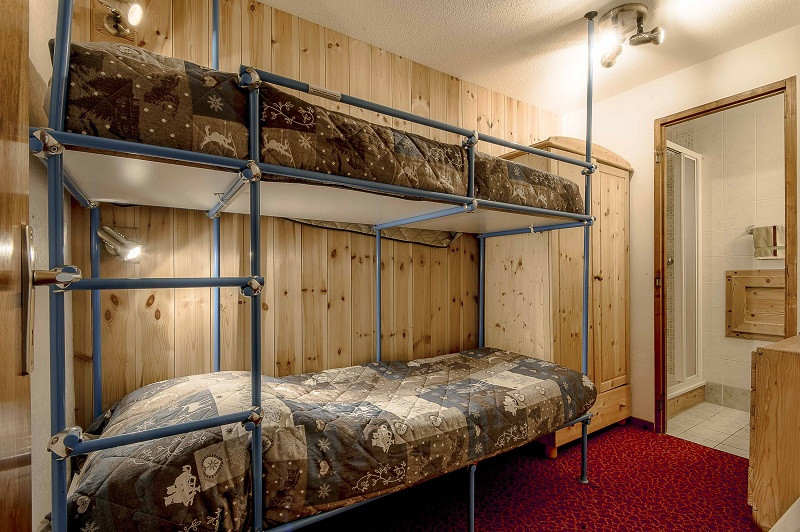 Lits superposés, Appartement 3PC8, Résidence Le Panoramic, La Rosière