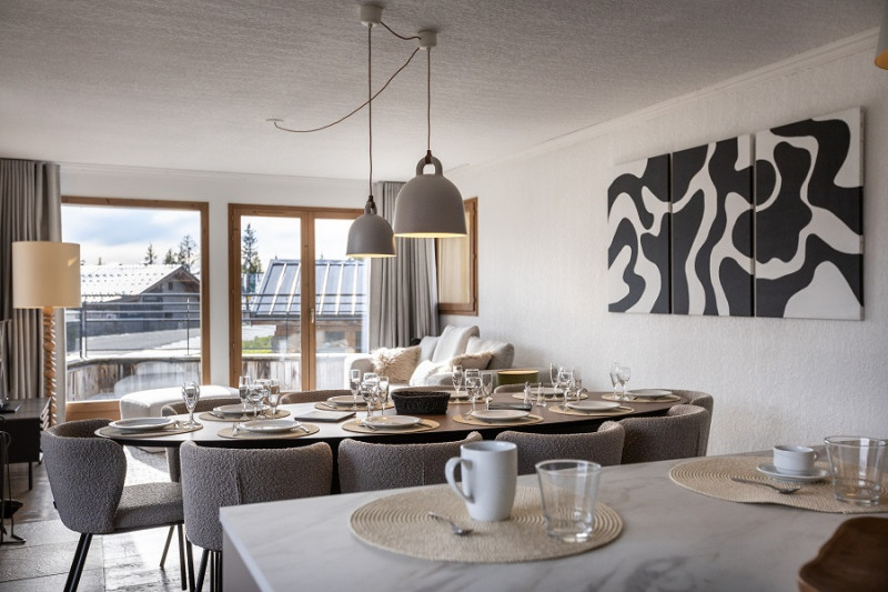Séjour, Appartement 1, Chalet Les Perdrix, La Rosière, vue 5 - © Manu REYBOZ, Mountain Collection sejour-appartement-1-chalet-les-perdrix-la-rosiere-vue-5