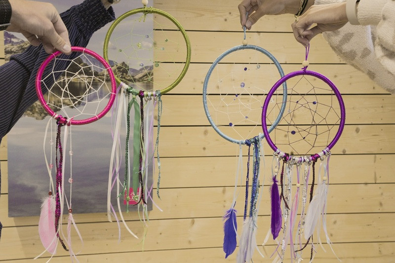 Atelier fabrication d'attrape-rêves
