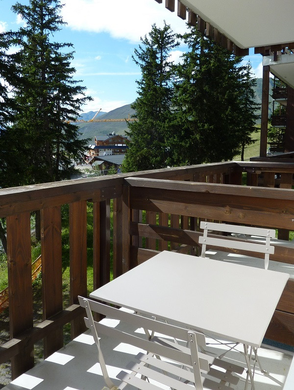 Balcon et vue, Studio VN330, La Vanoise, La Rosière Balcon et vue, Studio VN330, La Vanoise, La Rosière