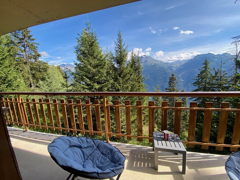 Balcon, Appartement Oasis, Chalet La Prairie, La Rosière, vue 2 balcon-appartement-oasis-chalet-la-prairie-la-rosiere-vue-2