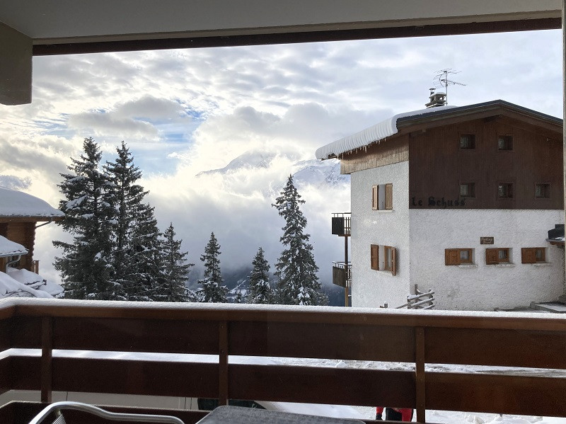 Balcon, Studio CS012, La Chanousia, La Rosière, vue 1 Balcon, Studio CS012, La Chanousia, La Rosière, vue 1