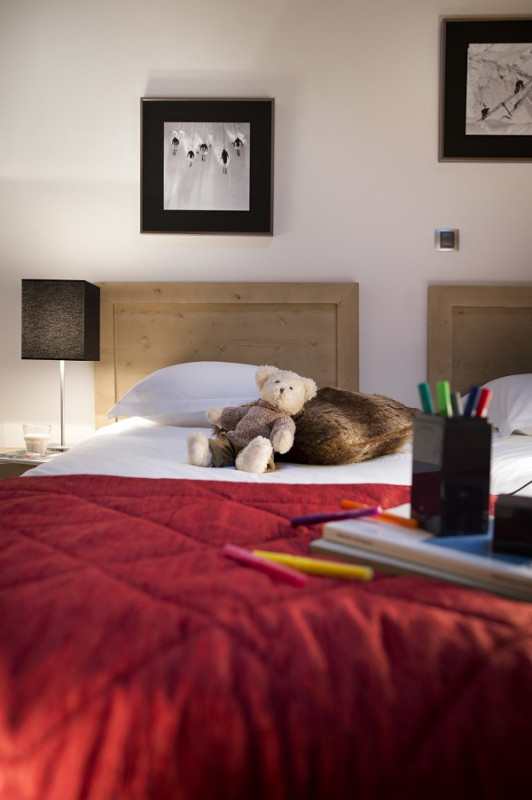 Chambre, Appartement 4P8, Les Marmottons, La Rosière, vue 1