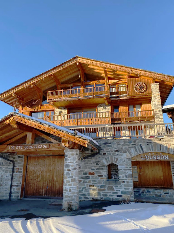 Façade, Chalet l'Ourson, La Rosière, vue 2 Façade, Chalet l'Ourson, La Rosière, vue 2