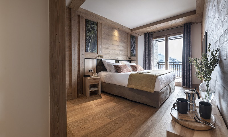 Chambre, Appartement 4P8PERSP, Alpen Lodge, La Rosière chambre-appartement-4P8PERSP-alpen-lodge-la-rosiere