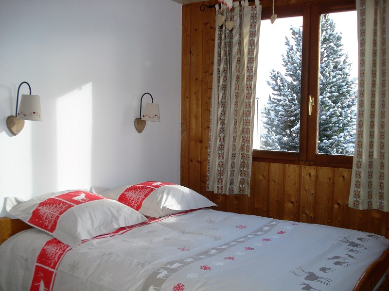 Chambre, Appartement LAUZI, Chalet La Lauzière, La Rosière, vue 1 chambre-appartement-LAUZI-chalet-la-lauziere-la-rosiere-vue-1