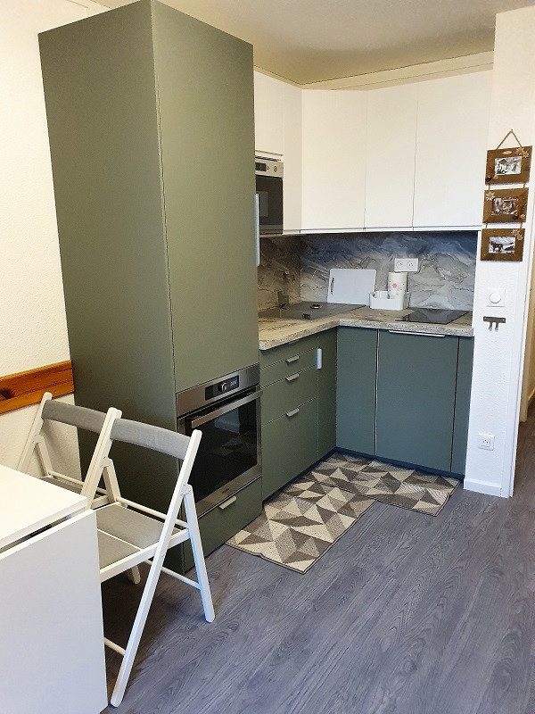 Cuisine, Studio HR311, Les Hauts de La Rosière, La Rosière, vue 2 Cuisine, Studio HR311, Les Hauts de La Rosière, La Rosière, vue 2