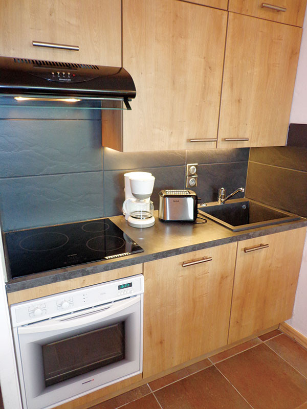 Cuisine, Appartement VN603, Le Vanoise, La Rosière, vue 2 Cuisine, Appartement VN603, Le Vanoise, La Rosière, vue 2