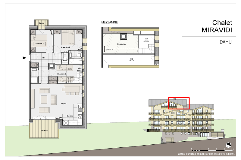 Plan appartement Dahu RIT005, Résidence Miravidi, La Rosière plan-appartement-dahu-RIT005-residence-miravidi-la-rosiere