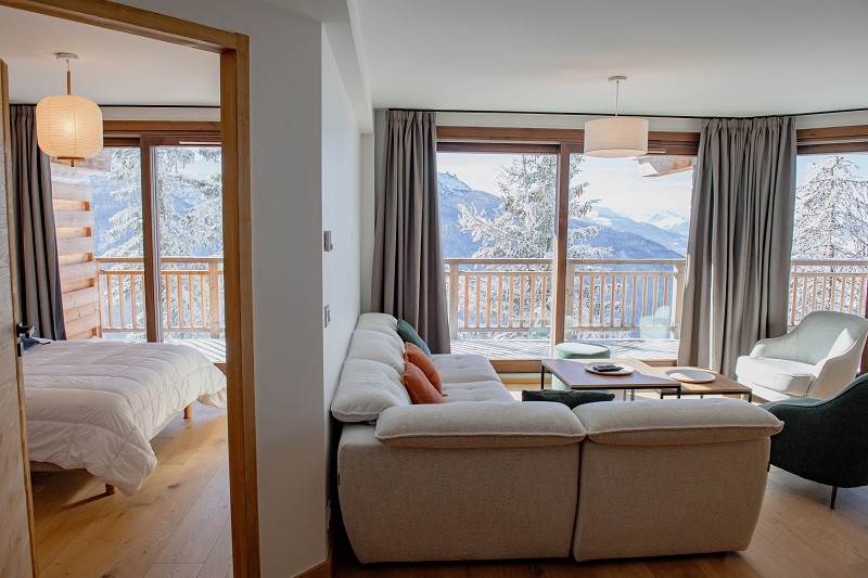 Séjour, Appartement ALP03, Les Alpages, La Rosière, vue 3 sejour-appartement-alp03-les-alpages-la-rosiere-vue-3