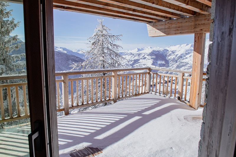 Terrasse, Appartement ALP03, Les Alpages, La Rosière, vue 2 terrasse-appartement-alp03-les-alpages-la-rosiere-vue-2