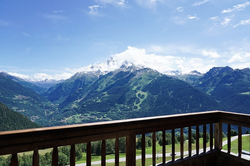 Balcon, appartement TETRAS2, Le Grand Tetras, La Rosière, vue 2 balcon-appartement-tetras2-le-grand-tetras-la-rosiere-vue-2