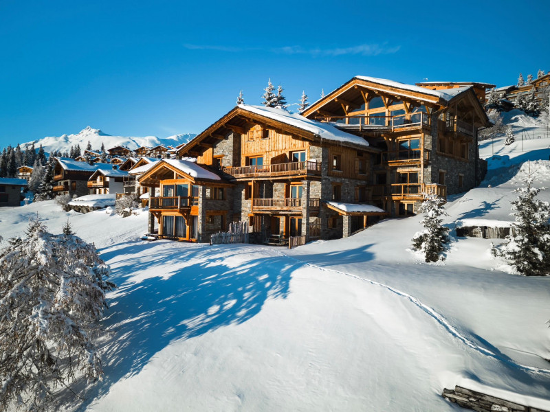 Chalet en hiver, Les Charmettes, La Rosière