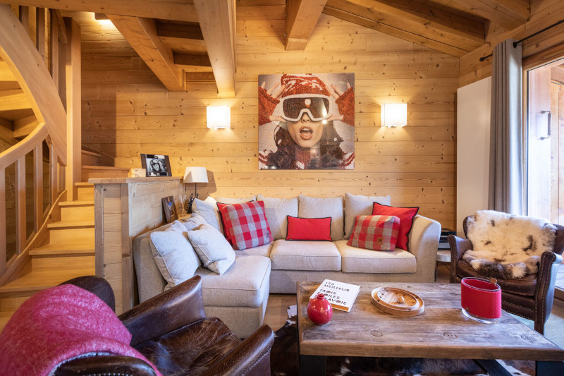 Séjour, Appartement Gentiane RIT005, Chalet Grivola, La Rosière, vue 3 sejour-appartement-gentiane-RIT005-chalet-grivola-la-rosiere-vue-3