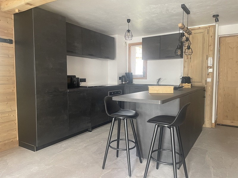 Cuisine, Chalet Soleil, La Rosiere, vue 1 Cuisine, Chalet Soleil, La Rosiere, vue 1