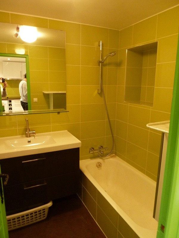 Salle de bain, Appartement en chalet GL032, La Rosière, vue 2 salle-de-bain-appartement-en-chalet-GL032-la-rosiere-vue-2