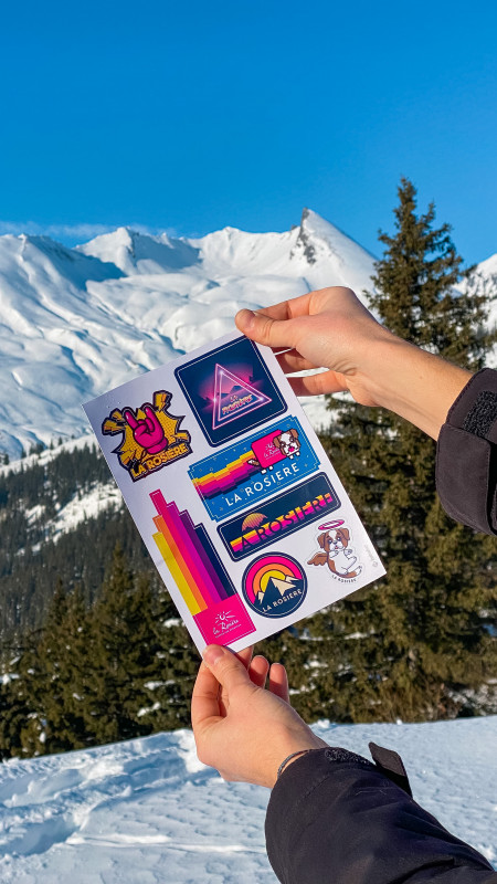 Planche de stickers La Rosière