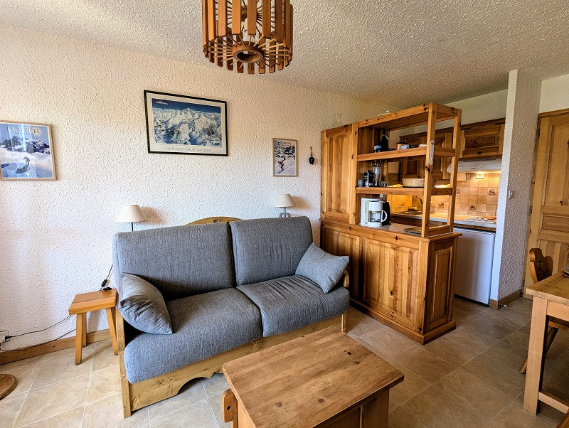 Séjour, Studio CR02D, Les Chalets de La Rosière, vue 3 Séjour, Studio CR02D, Les Chalets de La Rosière, vue 3