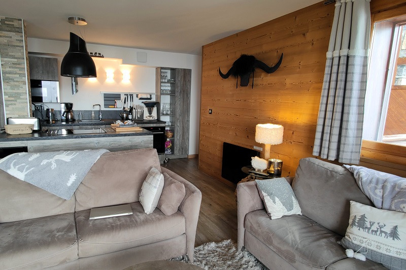 Séjour, Appartement CHEB45, Les Chalets des Eucherts, La Rosière, vue 4 Séjour, Appartement CHEB45, Les Chalets des Eucherts, La Rosière, vue 4