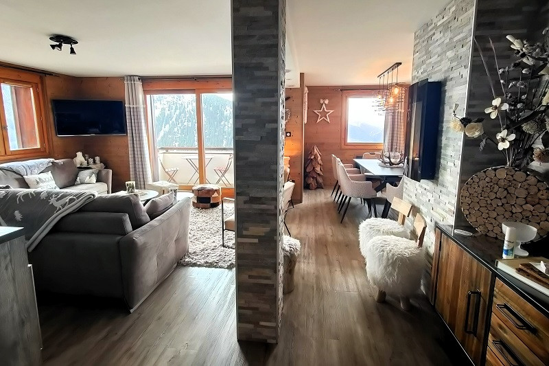 Séjour, Appartement CHEB45, Les Chalets des Eucherts, La Rosière, vue 7 Séjour, Appartement CHEB45, Les Chalets des Eucherts, La Rosière, vue 7