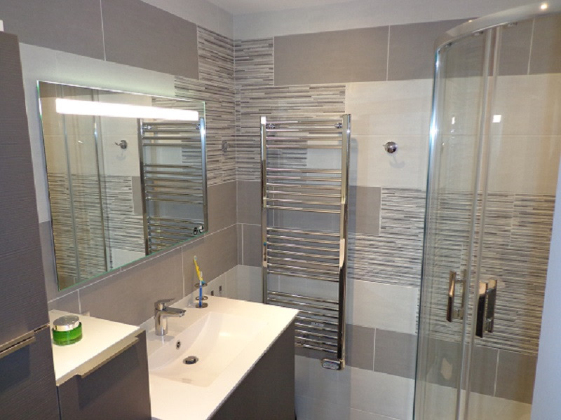 Salle d'eau, Appartement VN115, Le Vanoise, La Rosière, vue 1 Salle d'eau, Appartement VN115, Le Vanoise, La Rosière, vue 1