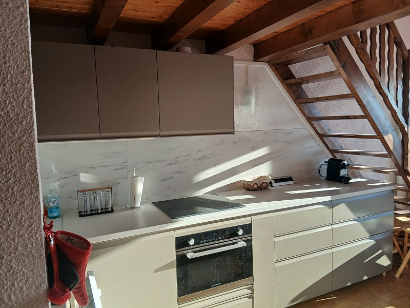 Séjour Cuisine , Studio CR07F, Les Chalets de La Rosière, vue 2 Séjour Cuisine , Studio CR07F, Les Chalets de La Rosière, vue 2