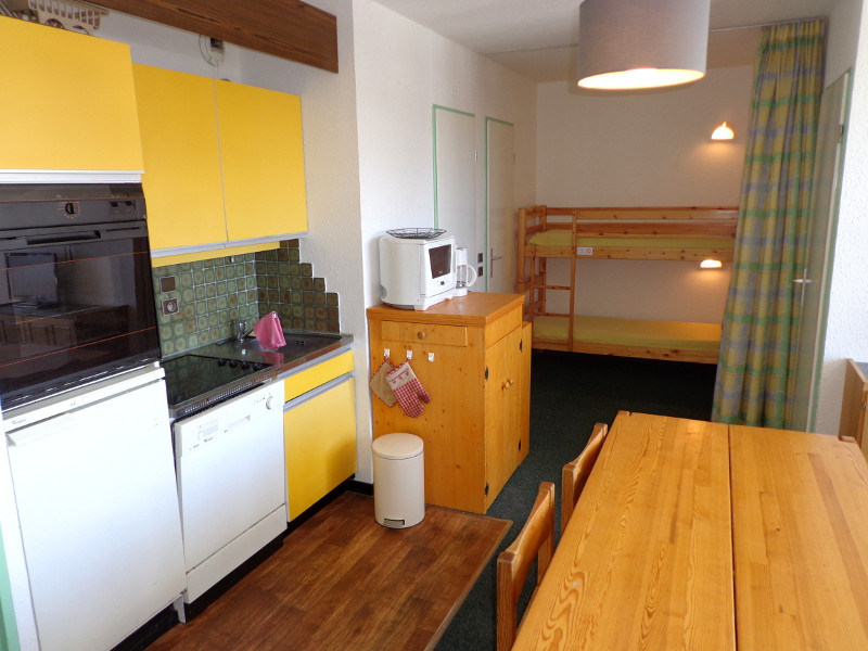 Séjour et cuisine, Appartement VN209, La Vanoise, La Rosière sejour-et-cuisine-appartement-VN209-la-vanoise-la-rosiere