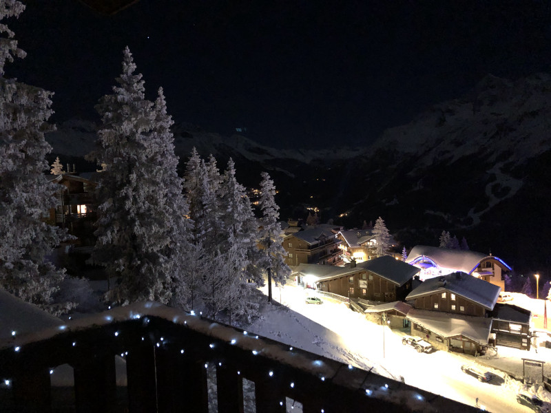 Panorama hiver de nuit, Appartement VAN512, La Rosière, vue 1 Panorama hiver de nuit, Appartement VAN512, La Rosière, vue 1