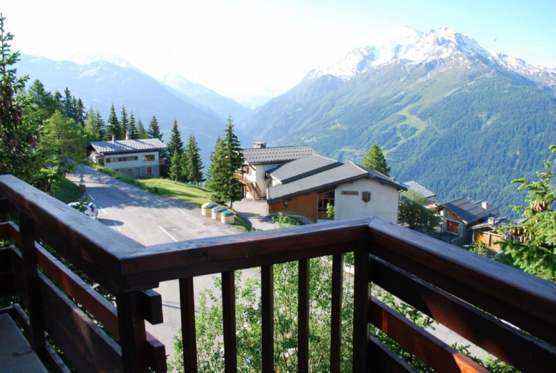 Balcon et sa vue, Appartement CV012, Les Chavonnes, La Rosière